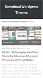 Mobile Screenshot of downloadwordpresstheme.com